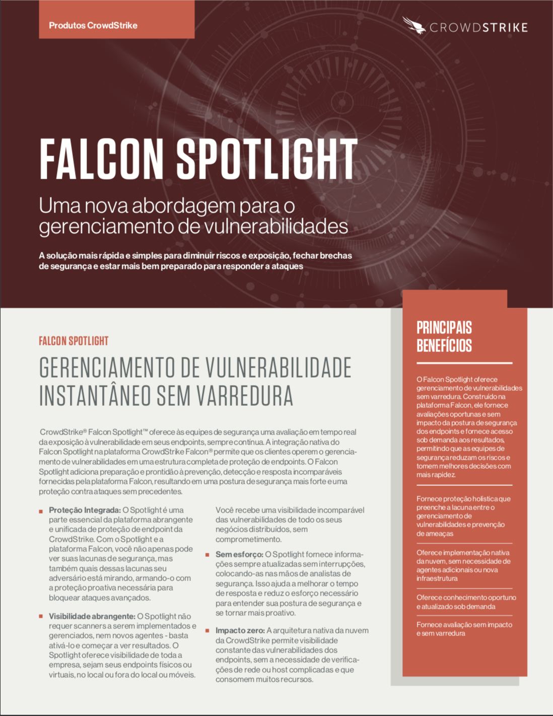 Falcon Spotlight Data Sheet | Crowdstrike.com.br